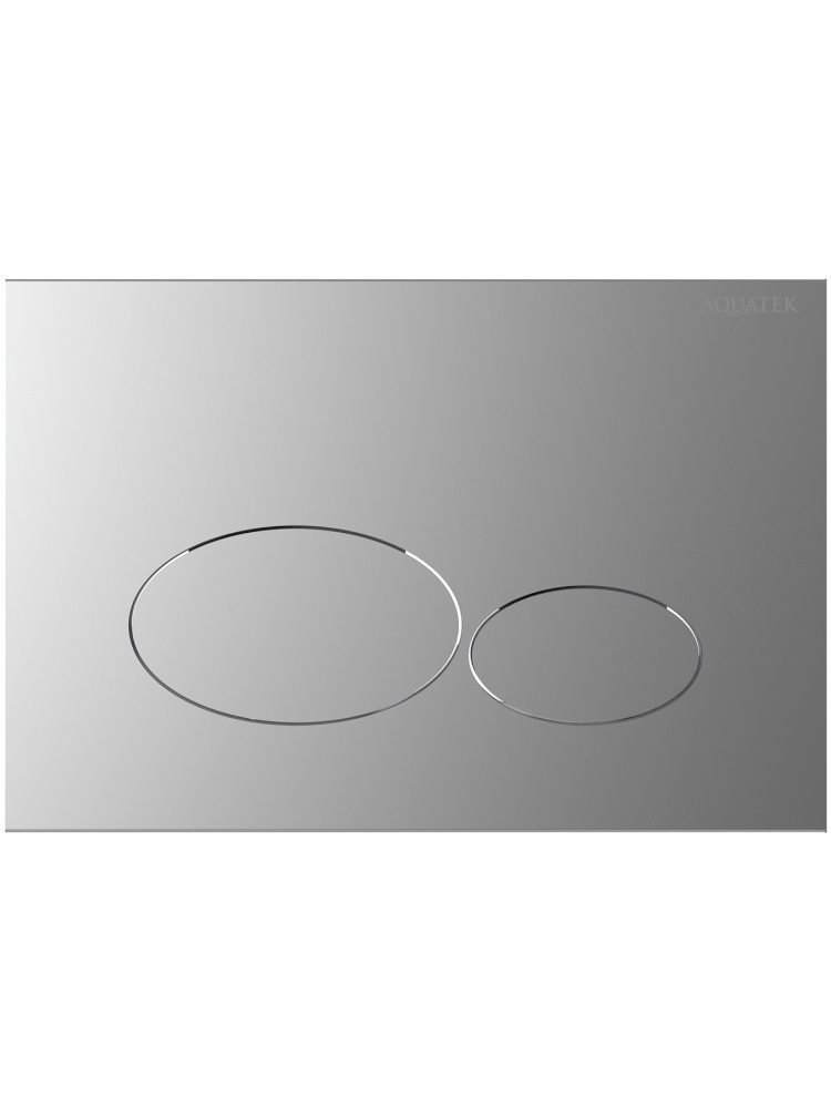 Панель смыва KDI GLC Хром матовый 162x244 мм KDI-0000073