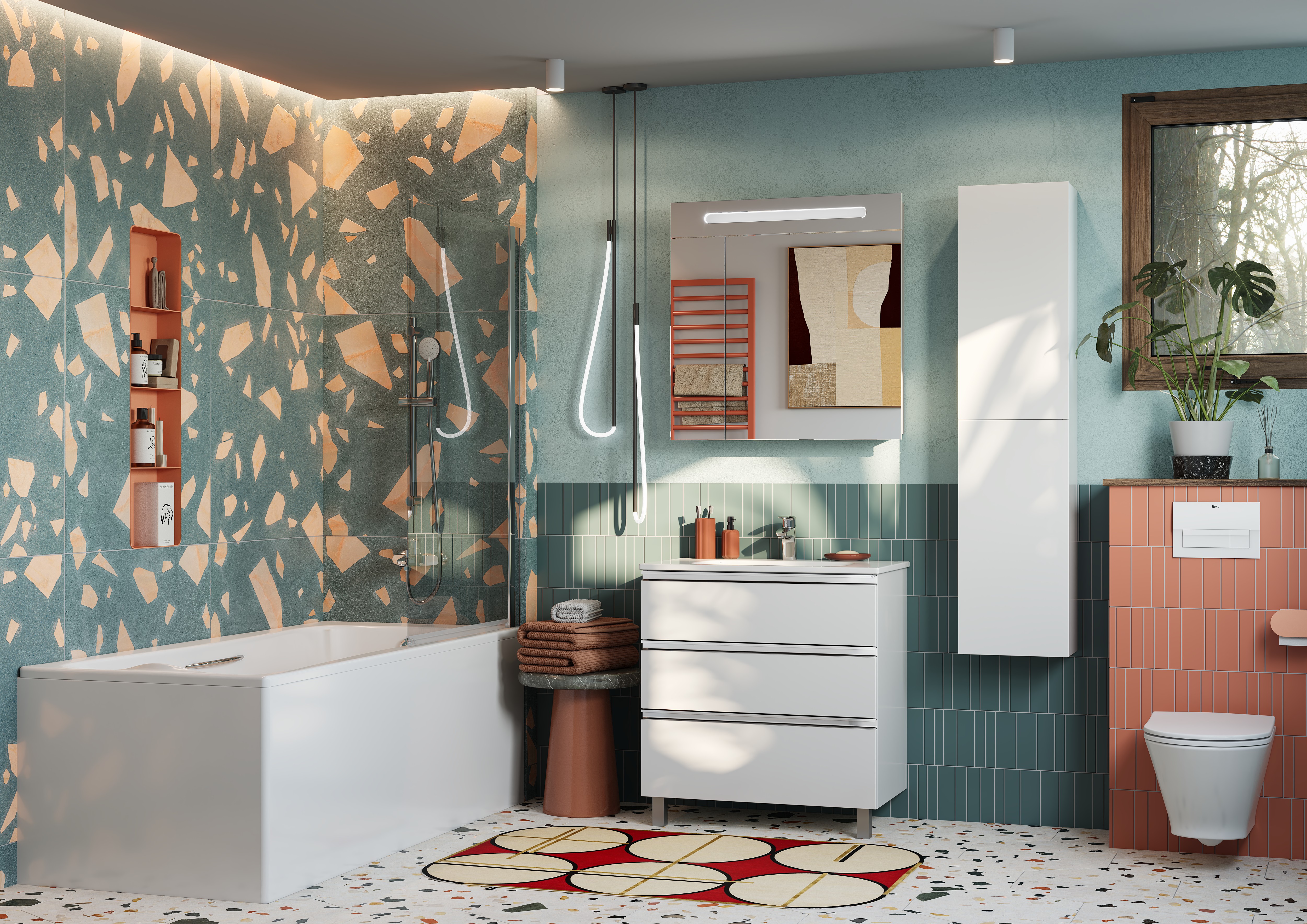 Комплект инсталляции с подвесным унитазом Roca The Gap Round Rimless и сиденьем Supralit микролифт 893105000