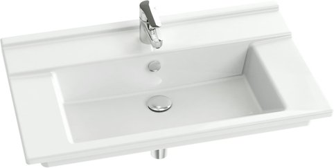 Раковина-столешница Jacob Delafon Struktura 80x48 см подвесная EXH112-00