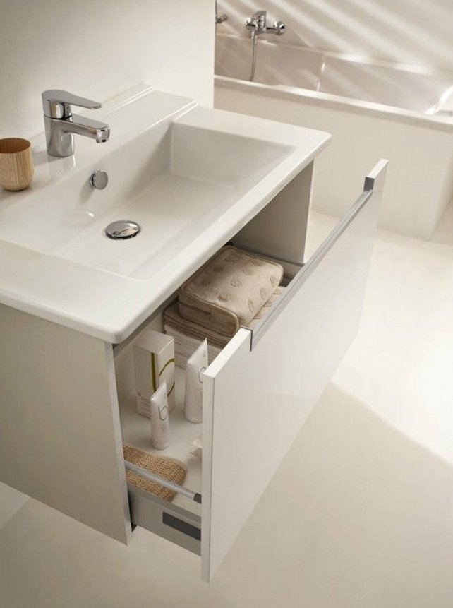 Раковина-столешница Jacob Delafon Struktura 80x48 см подвесная EXH112-00