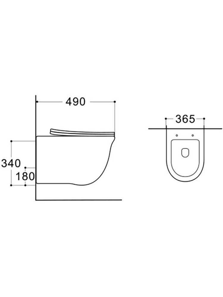 Комплект инсталляции с унитазом 4 в 1 AQUATEK КЛАССИК cm-045