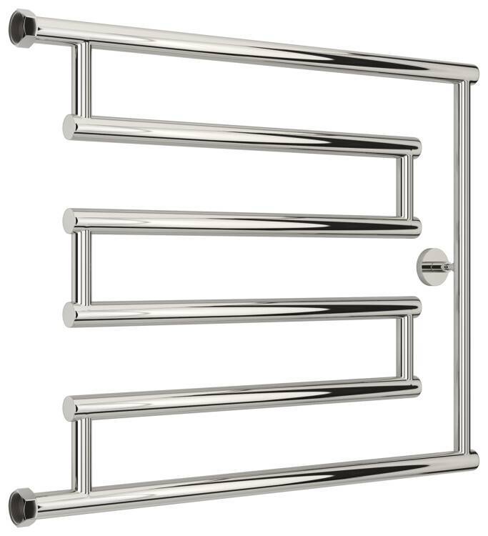 Полотенцесушитель водяной Сунержа High-Tech model L 660x528 мм полированная сталь 00-4052-5065