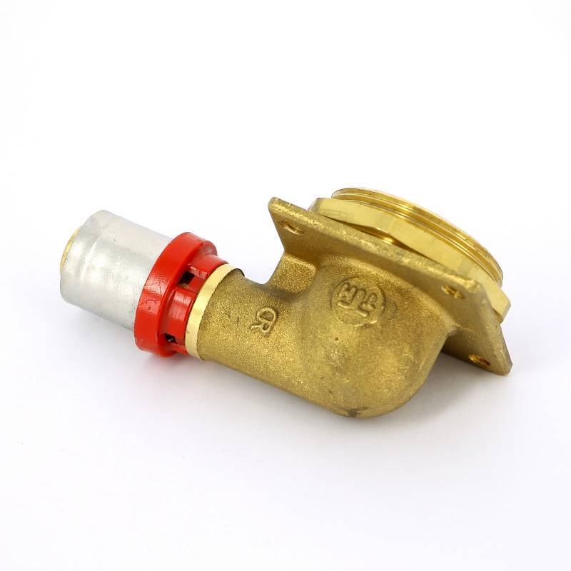 Водорозетка пресс-В с контргайкой 3/4 для стиральных машин Tiemme 16x1/2 1650175