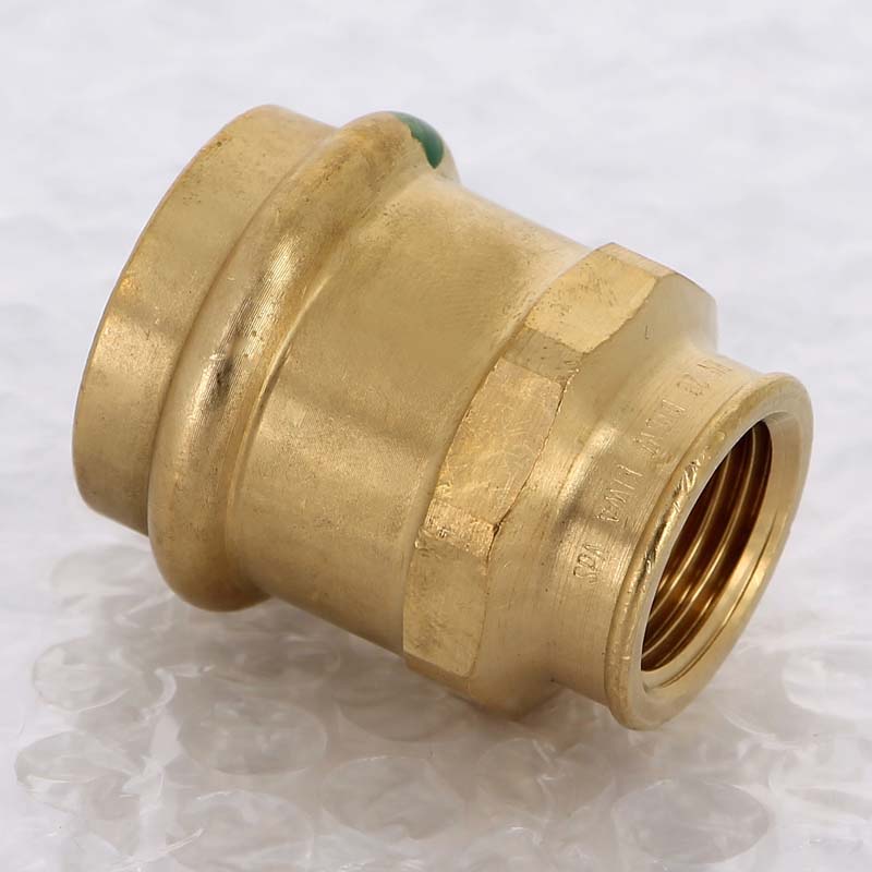 Муфта переходная пресс-В Viega Sanpress бронза 28х3/4 298081