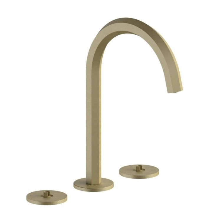 Смеситель для раковины Fantini Venezia цвет Matt British Gold PVD 29P6N404SW
