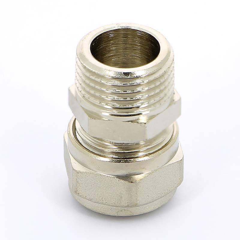 Муфта обжимная Uni-Fitt никелированная 16х1/2 НР 662N6200