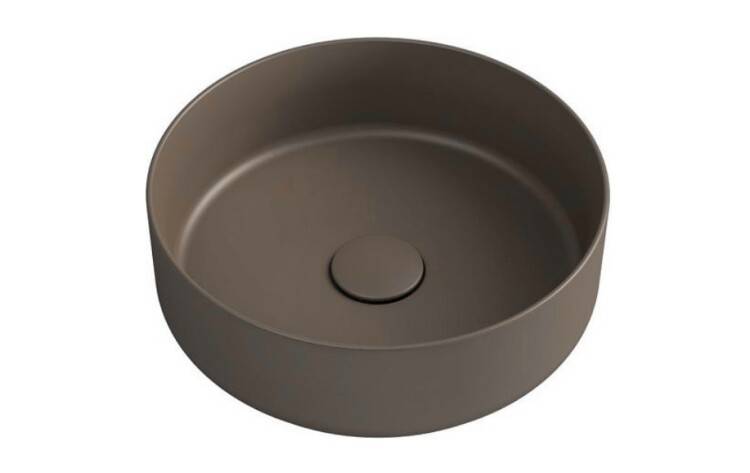 Раковина накладная ISVEA Infinity 360х360х120 мм коричневая 10NF65036SV2H