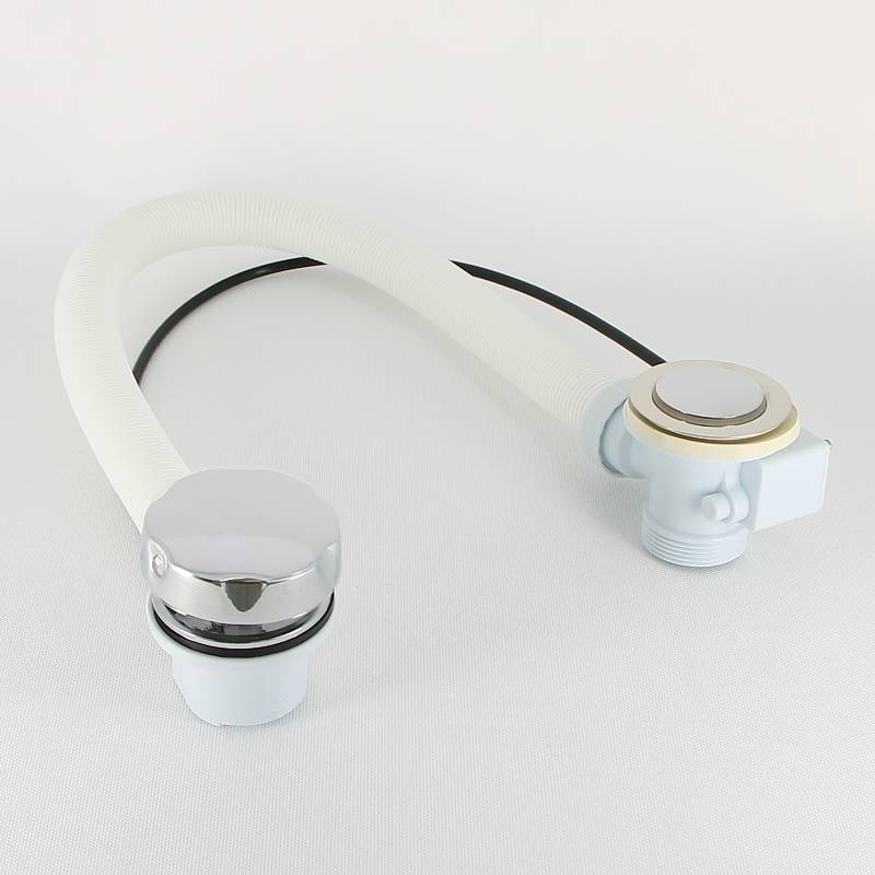 Слив-перелив для ванны Wirquin полуавтомат L700 мм с регулируемым сифоном 30975014