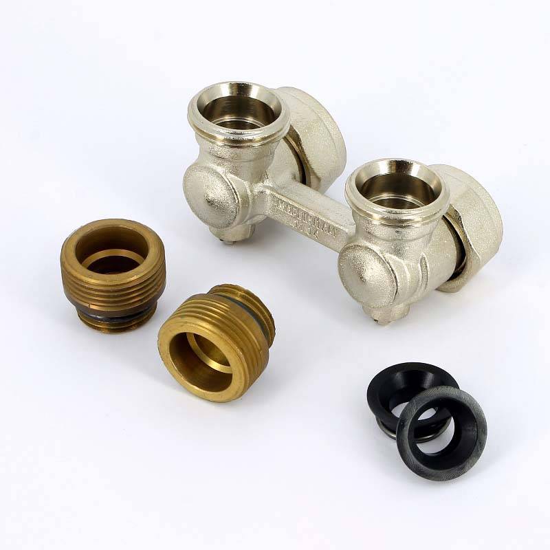 Узел радиаторный Watts Industries ECK H-образный угловой 3/4x1/2 НВ 10001886