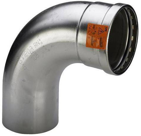 Угол-вставка 90° пресс Viega Sanpress Inox XL 108 мм нержавеющая сталь 482640