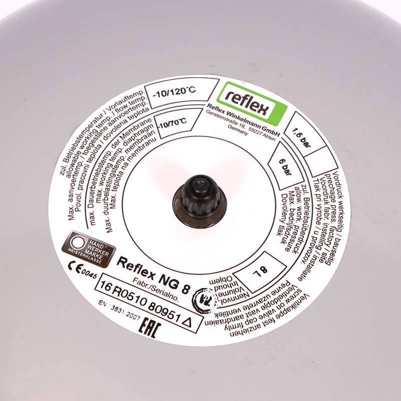 Расширительный бак Reflex NG 8 л серый 8230100