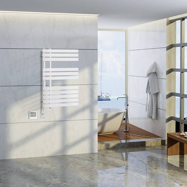 Полотенцесушитель электрический Boheme Venturo 50х9.5х89.8 см белый матовый 721-MW