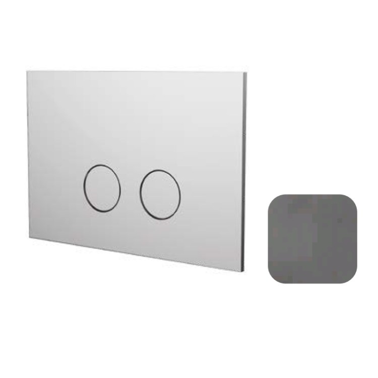 Клавиша смыва Almar Placche WC Gun Metal Brushed PVD E330003GM