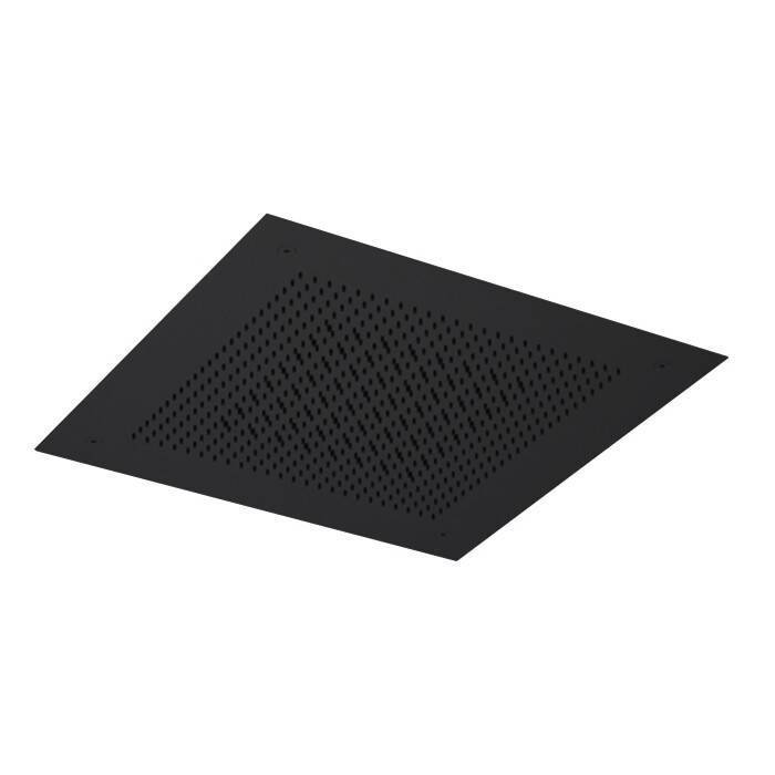 Верхний душ Almar Velvet 380x380 мм потолочный встраиваемый черный матовый E044282MB