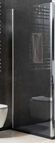 Боковая стенка Allen Brau Priority 100 см тонированное стекло хром 3.31019.00G