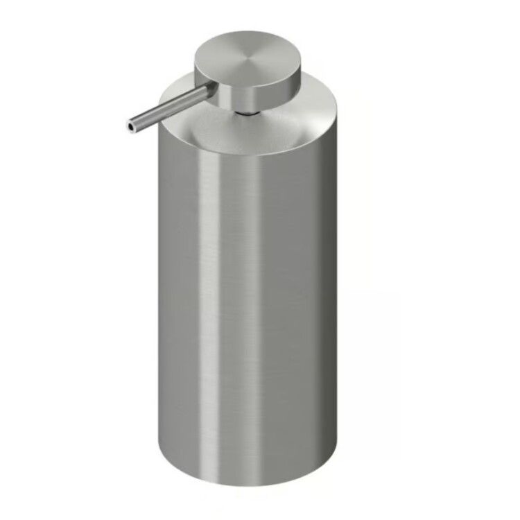 Дозатор для жидкого мыла настольный Quadro design A14 Steel Brushed QA2305AS