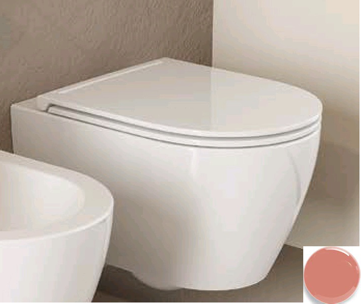 Сиденье для унитаза Scarabeo Moon Soft-Close 360x505 мм Peach 5535B40