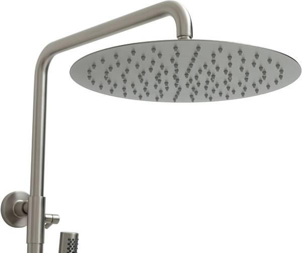 Душевая стойка Allen Brau Priority с изливом 27.7x50.9x123.2 см никель браш 5.31A10-BN