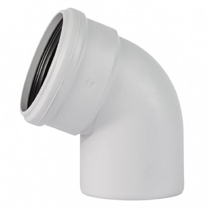 Отвод Ostendorf Skolan Safe SKB 67° DN 50 RAL 7035 332130