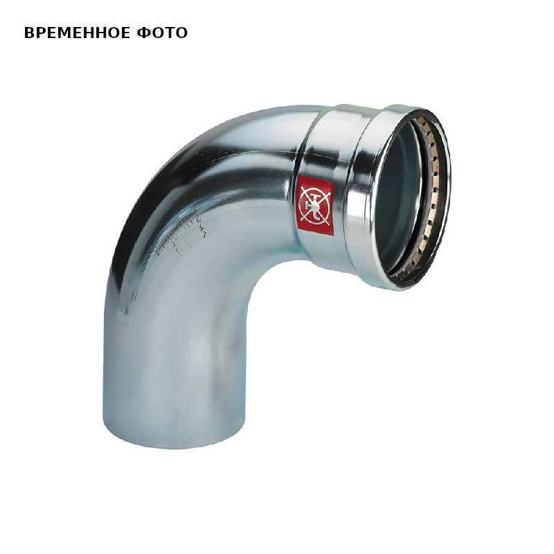 Угол 90° пресс Viega Prestabo XL оцинкованная сталь однораструбный 64 мм 597641