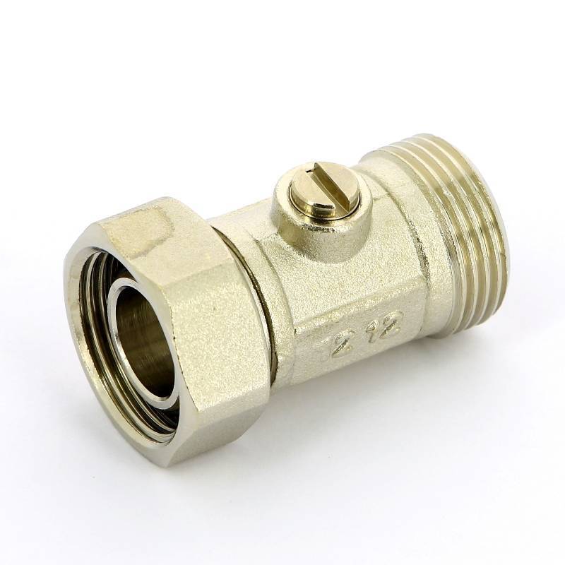 Узел радиаторный прямой Uni-Fitt 3/4 EK x 3/4 EK со встроенным краном 194N3300