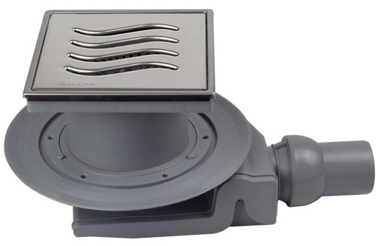 Трап для душа Pestan Confluo Standard Tide 4 Mask горизонтальный DN 50 хром глянец 13000081