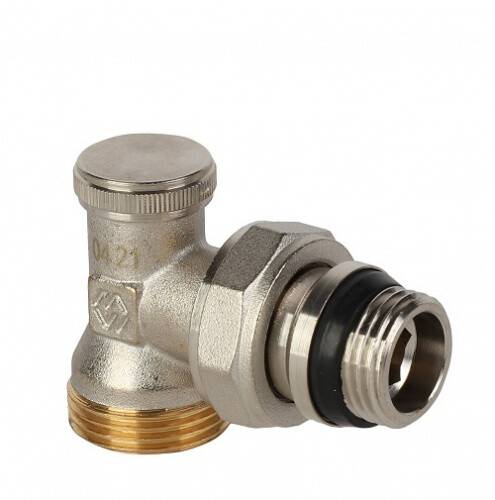 Клапан настроечный угловой Hogart Premium 1/2x3/4 Н-Н EK PN 10 с кольцом TR11504