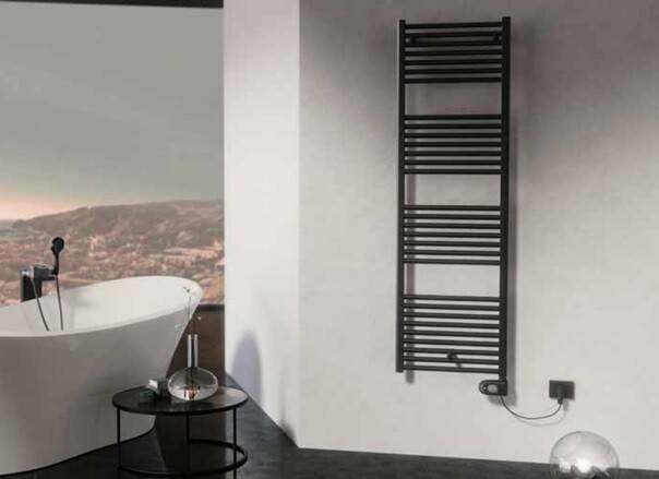 Полотенцесушитель электрический Cordivari Lisa 22 Electric 500x1160 мм Matt Black 3581646100154