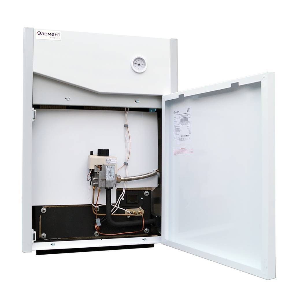 Котел газовый парапетный Элемент Комфорта Комфорт Плюс 7.5 с дымоходом А170075