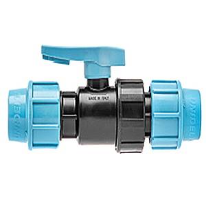 Кран шаровый компрессионный Unidelta 25x3/4 ПНД 1071025003001