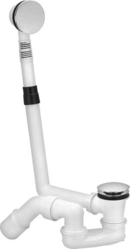 Слив-перелив для ванны Viega Multiplex клик-клак хром 572853