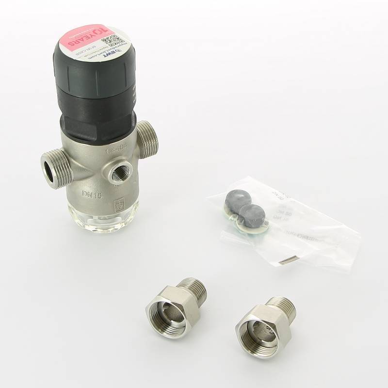 Редуктор давления BWT D1 Inox 1/2 1.5-7 бар PN16 для холодной воды 125300289