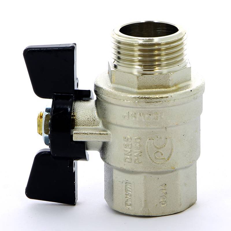 Кран шаровой Bugatti Oregon 1 НВ бабочка 03070070