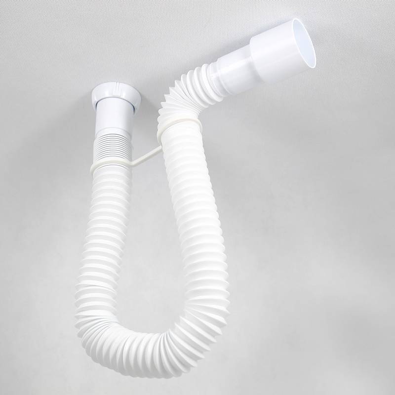 Сифон гофрированный Wirquin Мини Элит 1 1/2 х 40/50 мм без выпуска 1200 мм 30986254