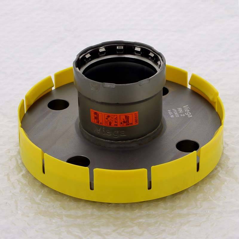 Переход фланец-пресс Viega Megapress DN40 1 1/2 дюйма оцинкованная сталь 694883