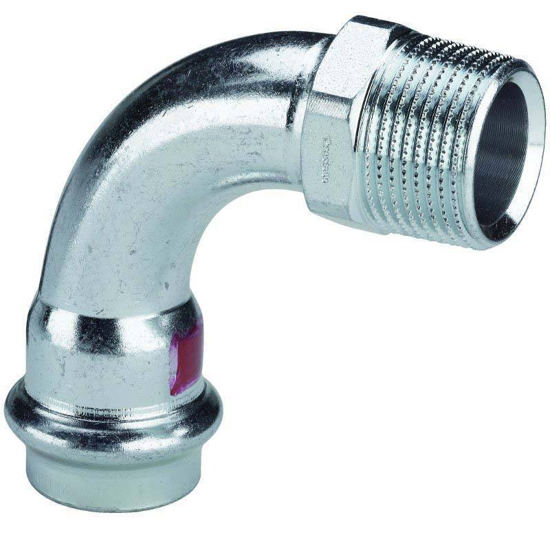 Угол пресс-Н оцинкованная сталь Viega Prestabo 54x2 558475