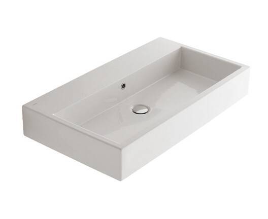 Раковина Globo Stone 900х500х140 мм 5 отверстий для смесителя SCQ91BI