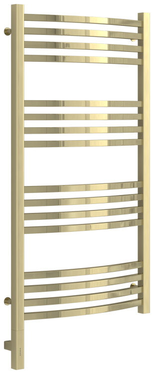 Полотенцесушитель электрический Сунержа Аркус 3.0 1120x530 мм МЭМ нижнее слева шампань 02057041050