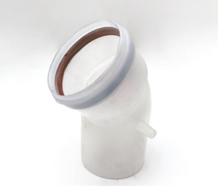 Угольник 45° Hogart Ø 80 мм PP-R для конденсационных котлов HOGTR8045С