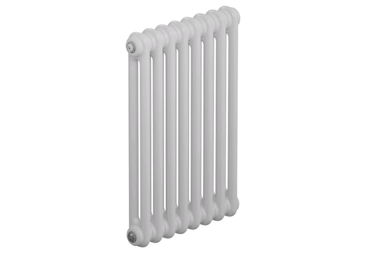 Радиатор трубчатый 2-х трубчатый RIFAR TUBOG 2057 8 секций боковое подключение 3/4 RAL 9016 (уценка: дефекты ЛКП) 2057-08-B1