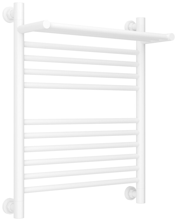 Полотенцесушитель водяной Сунержа Богема + с 1 полкой 600x500 мм белый матовый 30-0223-6050