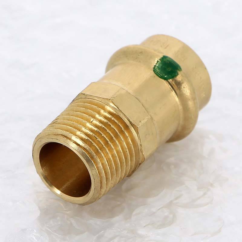 Муфта переходная пресс-Н Viega Sanpress бронза 18x1/2 283490