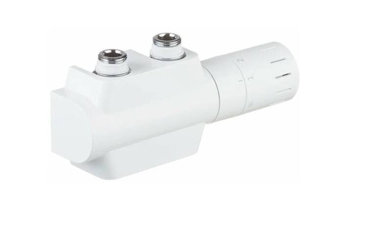 Комплект терморегулирующий Oventrop Vario-Design для нижнего подключения белый 1011660