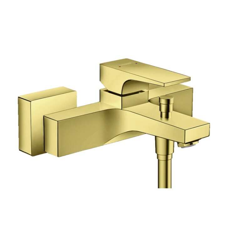 Смеситель для ванны и душа Hansgrohe Metropol однорычажный полированное золото 32540990