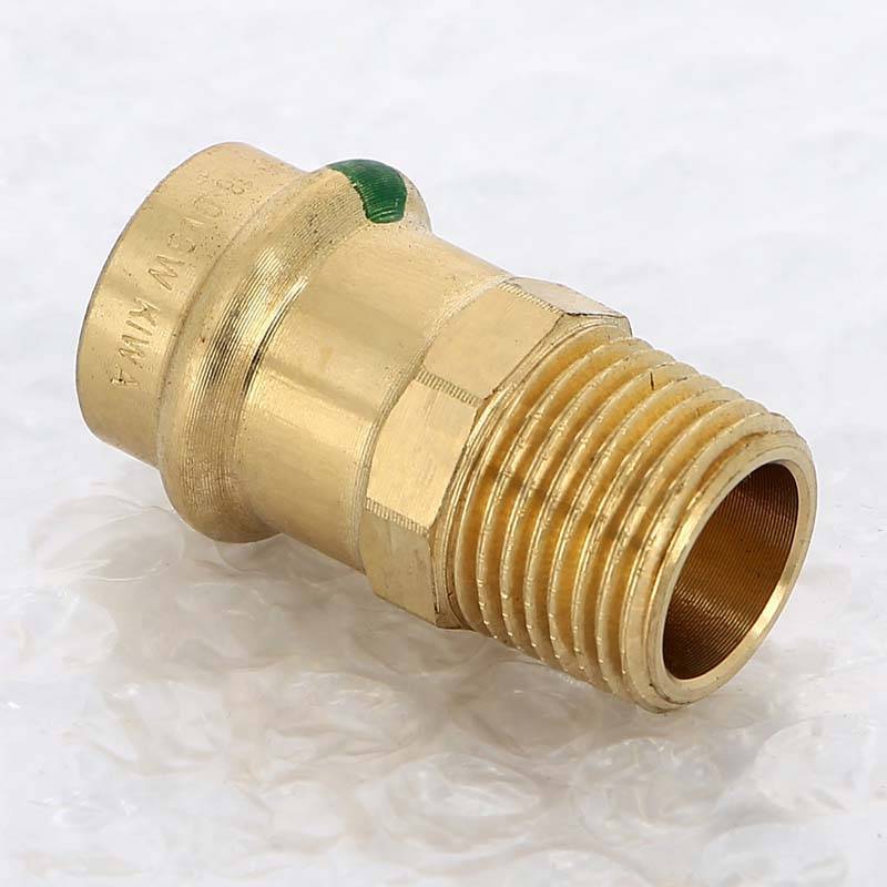 Муфта переходная пресс-Н Viega Sanpress бронза 18x1/2 283490