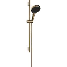 Душевой гарнитур Hansgrohe Rainfinity 130 3jet со штангой 650 мм бронза шлифованная 28745140