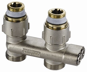 Узел подключения перекрестный Simplex D1/50 прямой 1/2 НР х 3/4 НР SX 10076