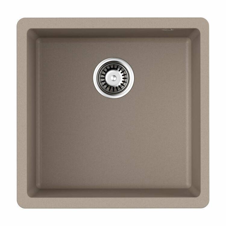 Мойка кухонная OMOIKIRI Bosen 44 440x440 мм без отверстия бежевый 4993597