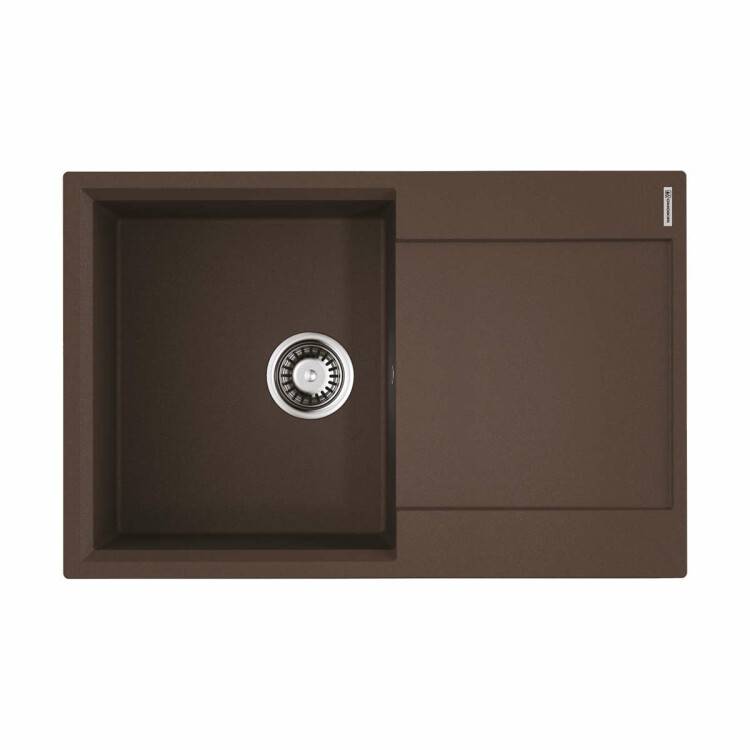 Мойка кухонная OMOIKIRI Daisen 78-DC темный шоколад 780x510x210 мм 6 отверстий 4993326
