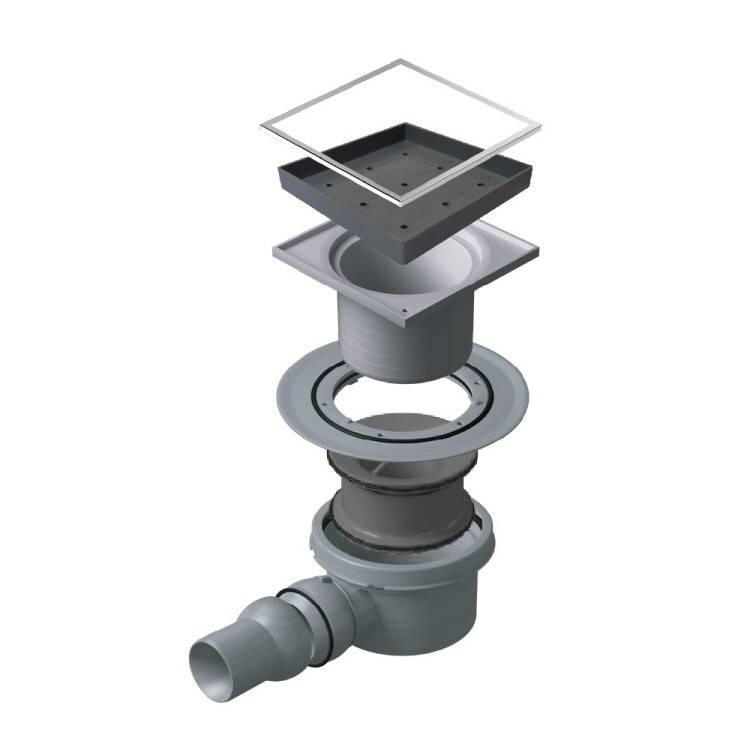 Трап для душа Pestan Confluo Standard Ceramic 1 100x100 мм DN 50 13000085